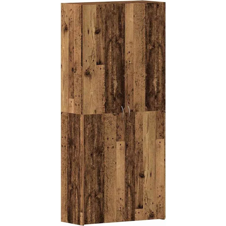 vidaXL Schuhschrank mit Regal Braun 80 x 35,5 x 180 cm Holzwerkstoff 3333843 – Bild 1