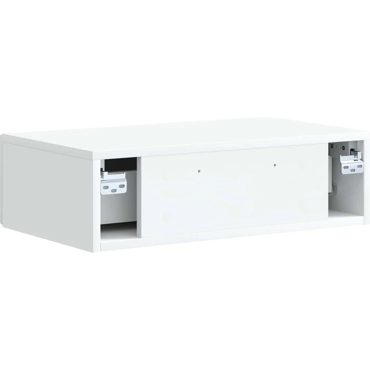 vidaXL Wandmontierter Beistelltisch Weiß 59 x 34,5 x 17 cm 898145 – Bild 7