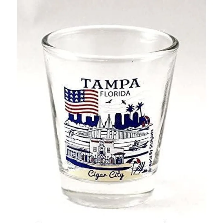 Tampa Florida Great American Cities Collection Shot Glas