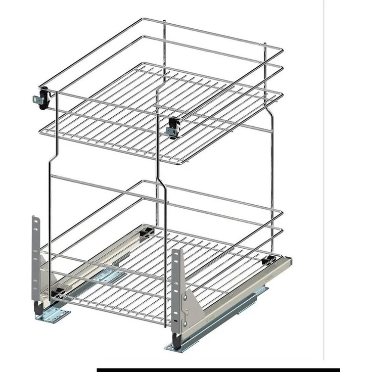Prima-Online Auszugsunterschrank Unterschrankauszug Küchenauszug Schrankauszug Bodenschiene 150-600 mm – Bild 1