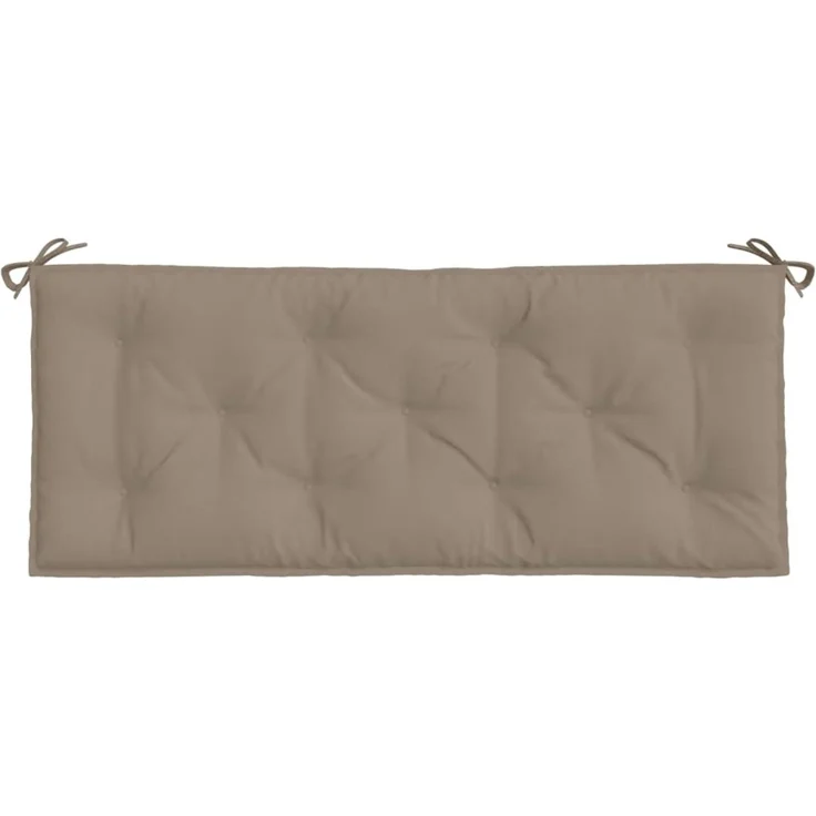 vidaXL Gartenbank-Auflagen 2 Stk. Taupe 120x50x7 cm Oxford-Gewebe 361686 – Bild 4