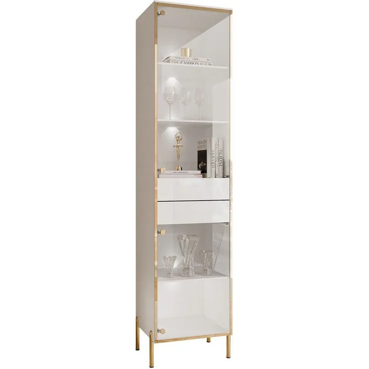 Lookway Glasvitrine AURORA mit LED-Beleuchtung Breite: 45 cm