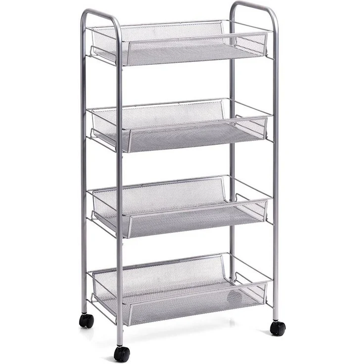 Zeller Present Rollwagen Mesh, mit vier Ablagekörbe, Höhe 83,5 cm – Bild 4