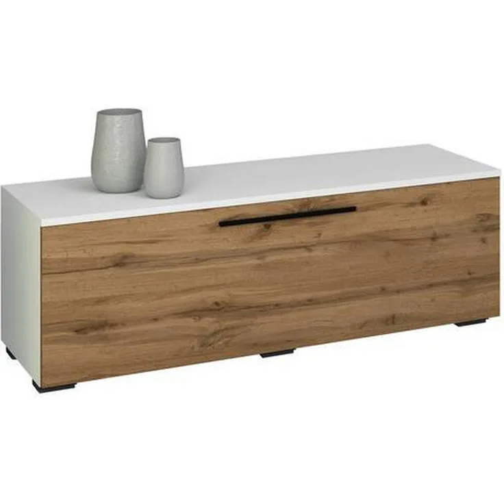 MID.YOU Lowboard Honigeiche, Holzwerkstoff, stehend, 115x39x40 cm, mit Klapptüren