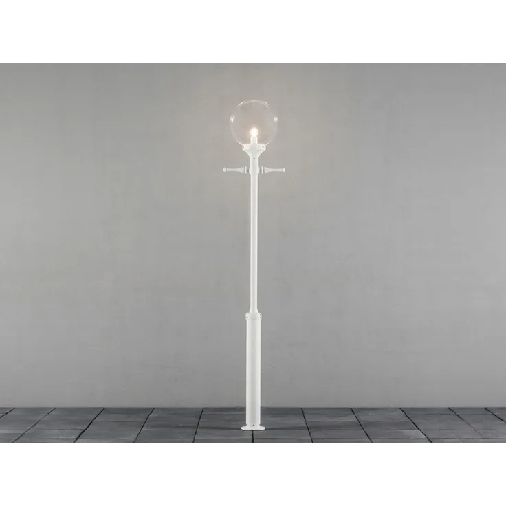 KONSTSMIDE 468-250 Mastleuchte Orion weiß E27 IP23 240cm