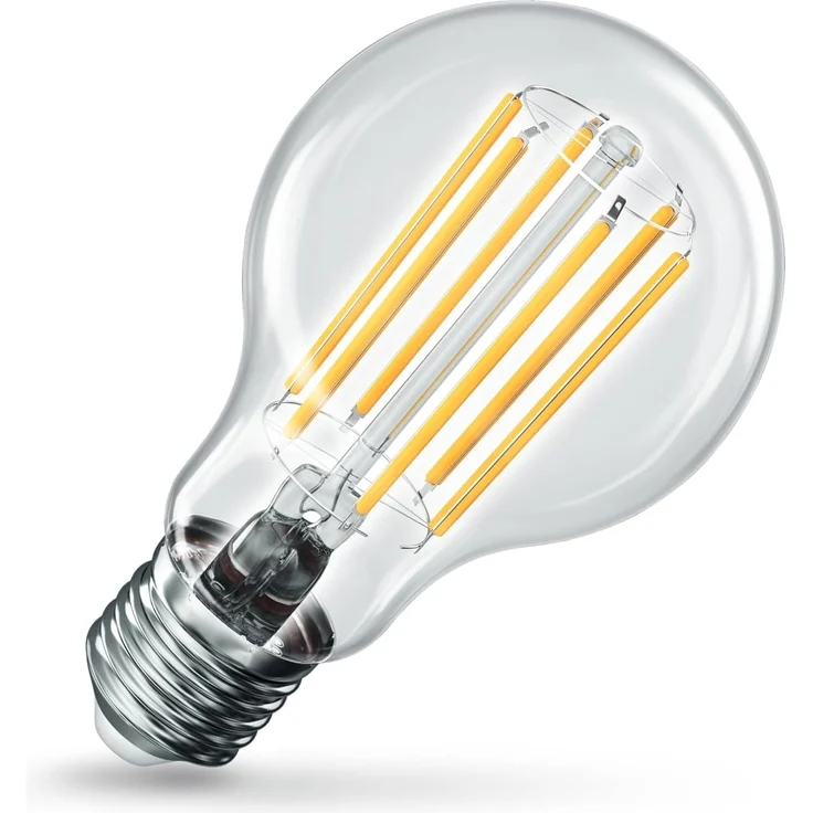 EMOS LED Lampe Edison A60, 7,2W Ersatz für 100W Glühbirne, A Klasse Vintage-Birne E27 Sockel, Helligkeit 1521 lm, Neutralweiß 4000 K, extra lange Lebensdauer 50000h, CRI min. 80, 360° Abstrahlwinkel
