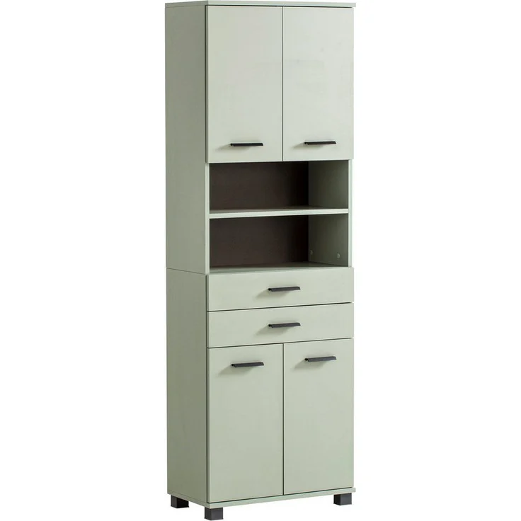 Schildmeyer Hochschrank Palermo, Holzwerkstoff, Pistazie, 59,8 x 23,6 x 180,9 cm (B/T/H) – Bild 1