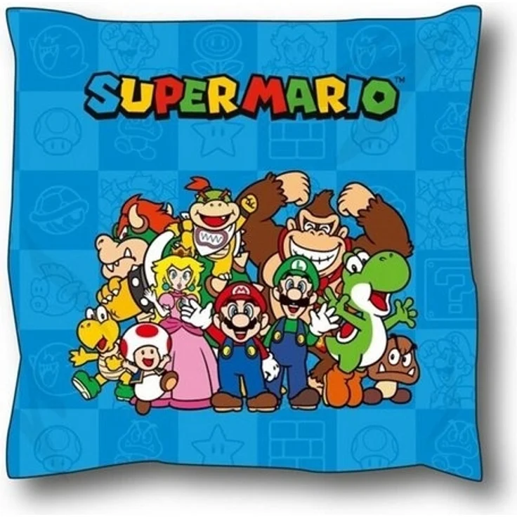 Tinisu Dekokissen Super Mario Dekokissen 35×35 - Kissenbezug mit Füllung – Bild 2