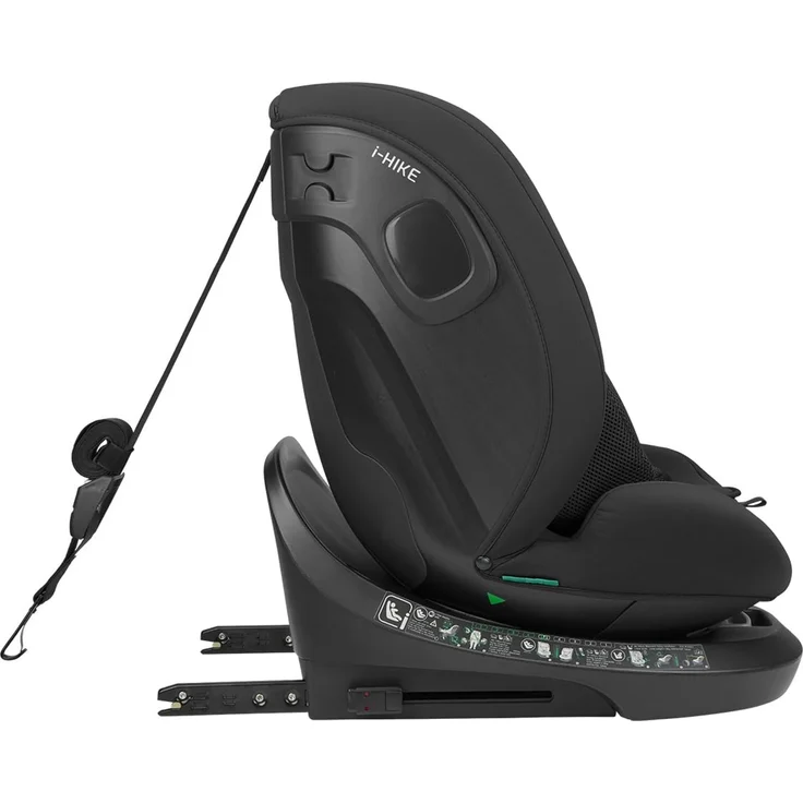 Kikkaboo i-Size Kindersitz i-Hike (40-150 cm) Isofix, 360° drehbar, verstellbar schwarz – Bild 2