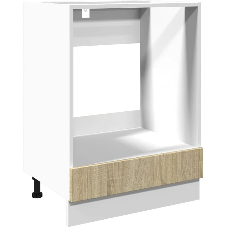 vidaXL Herdumbauschrank Sonoma-Eiche 60x46x81,5 cm Holzwerkstoff 849617 – Bild 2