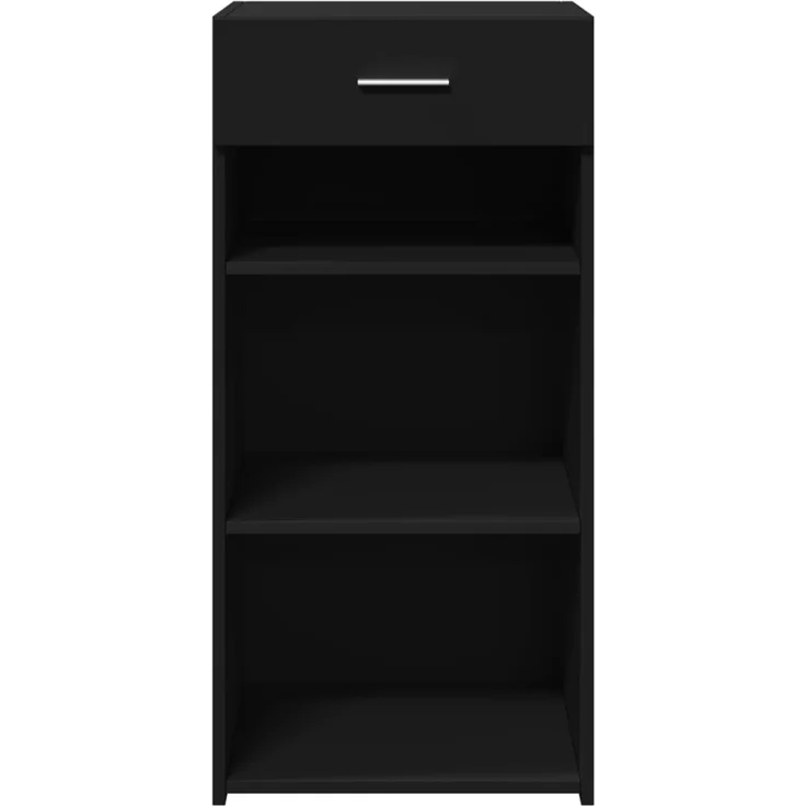vidaXL Sideboard Schwarz 45x42,5x93 cm Holzwerkstoff 846321 – Bild 4