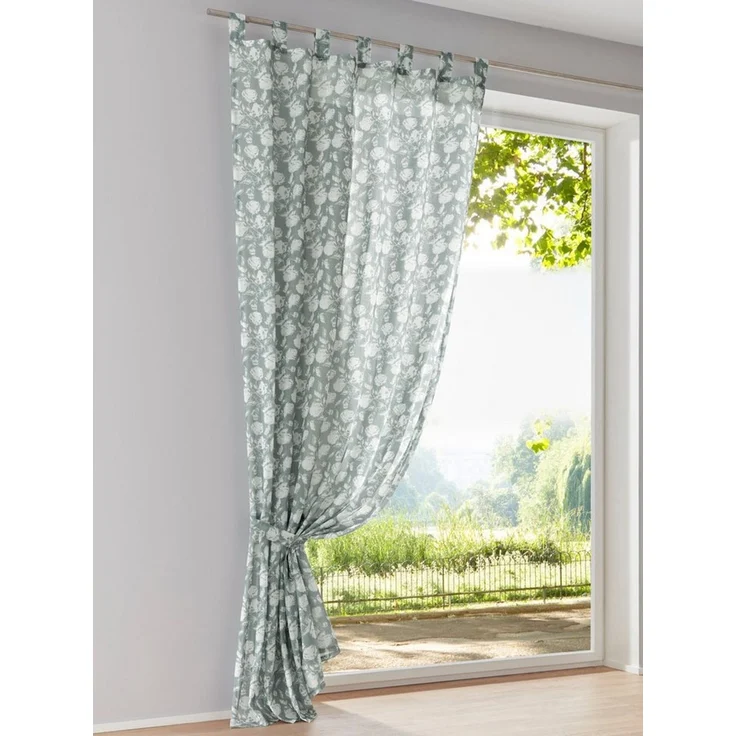 heine Gardine Dekostore (1 St), Schlaufen, halbtransparent, Fertigstore gerade Form – Bild 2