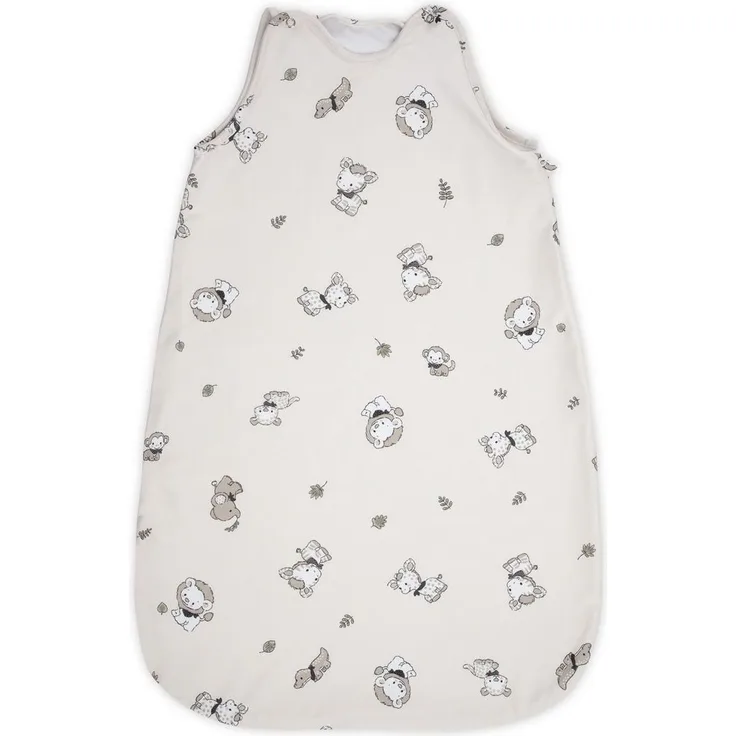 Lorelli Baby Winterschlafsack 85 cm 100% Baumwolle, 2,5 TOG, Maße 80 x 45 x 3 cm beige grau