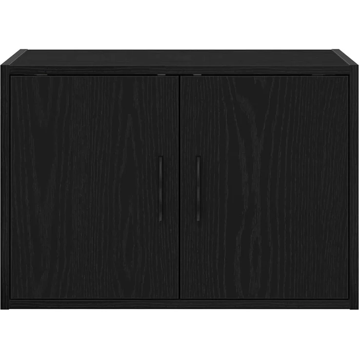 vidaXL Garagen-Wandschrank Schwarz Holzwerkstoff 860645 – Bild 5