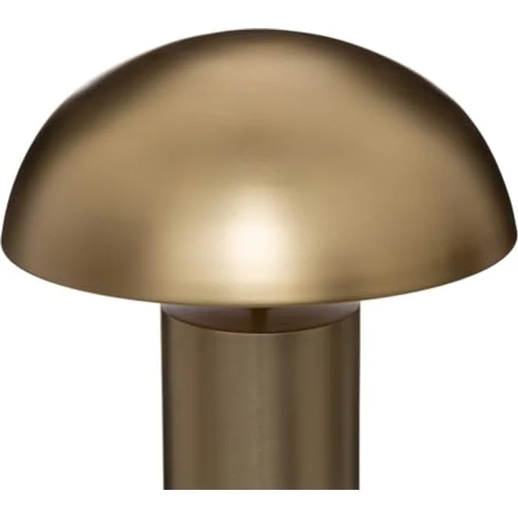 Atmosphera Goldene Tischlampe CHAMPI, Pilzform, Höhe 50 cm, Nachttischlampe – Bild 4