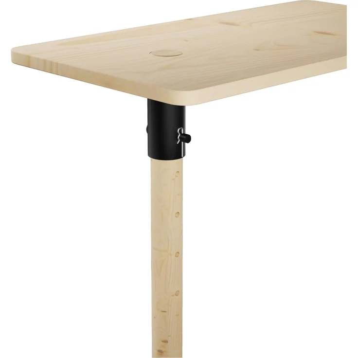Beistelltisch ADJUST TABLE höhenverstellbar Kiefer natur lackiert – Bild 3