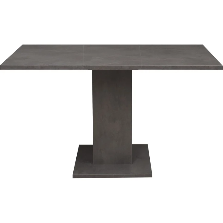 Säulen-Esstisch >Tap< (ausziehbar auf 120cm) in graphit - 80(120)x76x80cm (BxHxT) – Bild 3