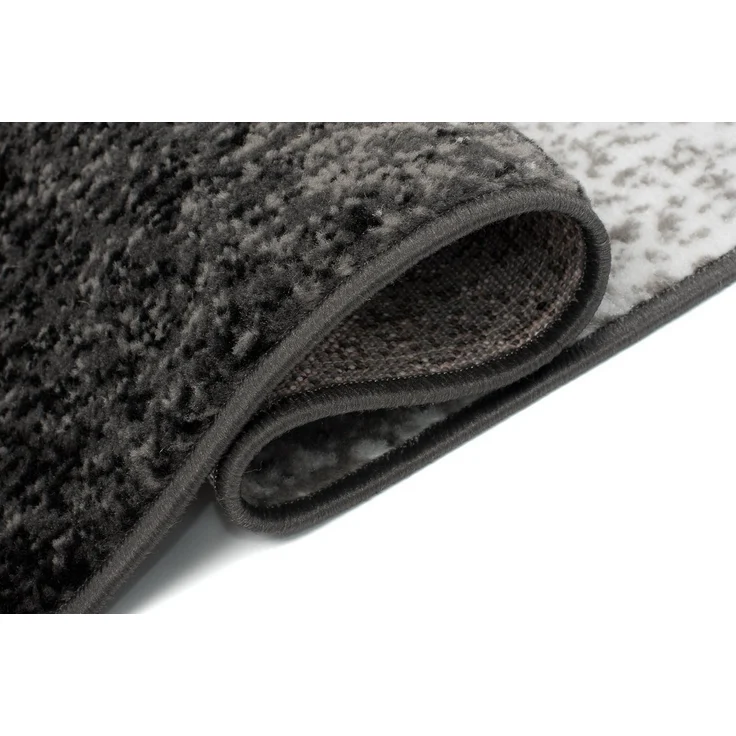 Mazovia Designteppich Modern Teppich Kurzflor Wohnzimmerteppich Robust und pflegeleicht GRAU, 80 x 150 cm, Fußbodenheizung,Allergiker geeignet,Farbecht,Pflegeleicht,Geometrisch – Bild 3