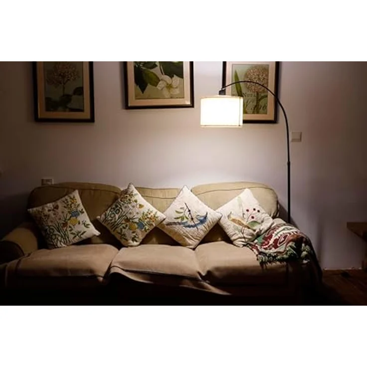 CCLIFE Bogenlampen Bogenlampe Stehlampe LED E27 Bogenleuchte Wohnzimmer – Bild 9