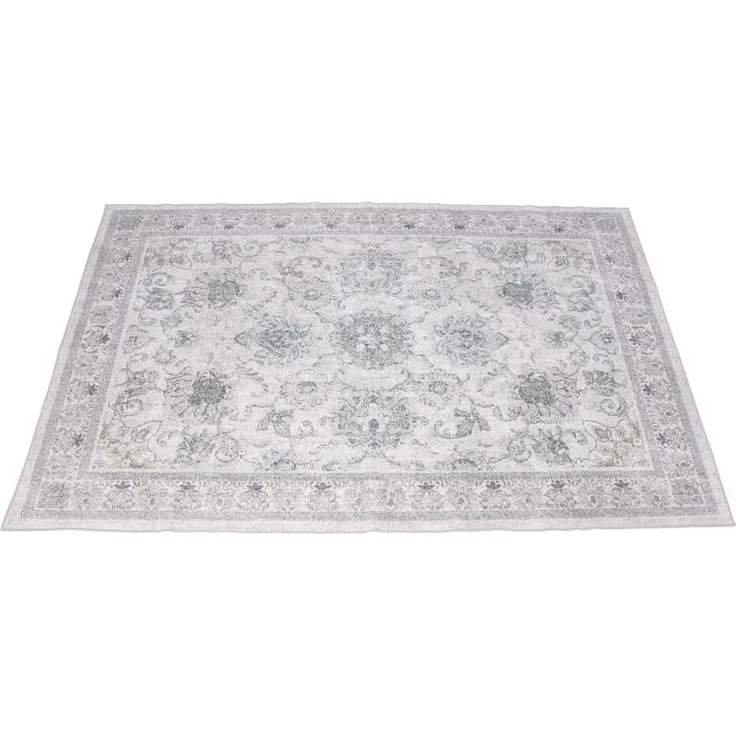 Teppich "Soft" 120 x 180 cm, beige / grau, rutschfest, Wohnzimmerteppich