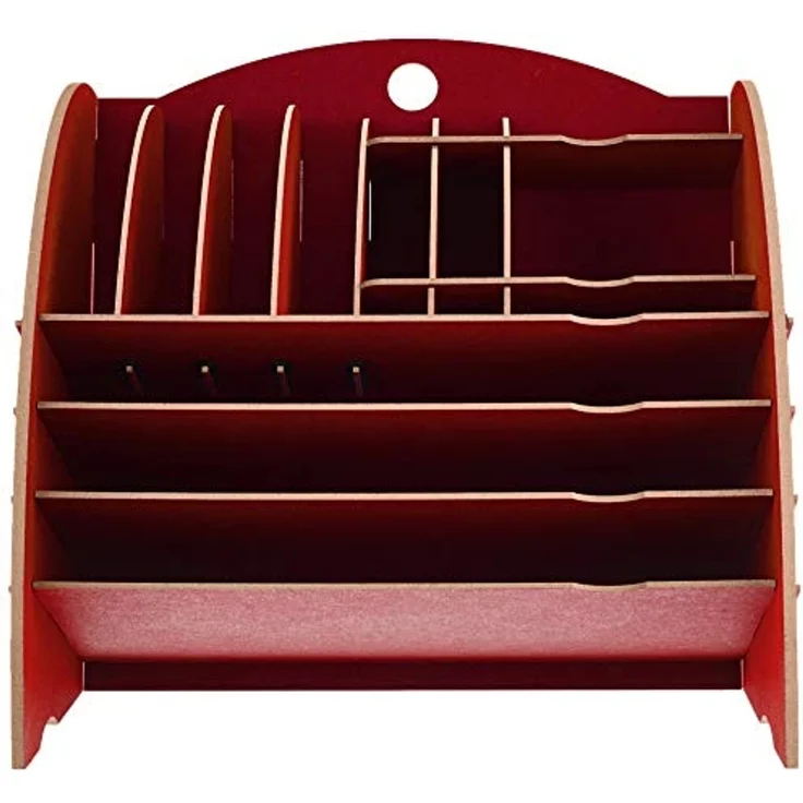 Werkhaus - Ablage Big Organizer Rot Briefablage Stiftehalter Schreibtisch – Bild 2