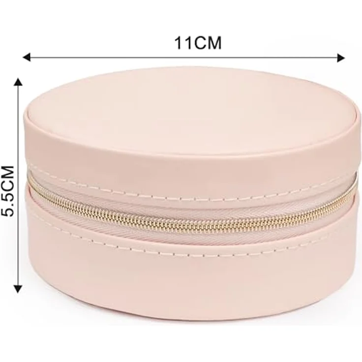 AdelDream Schmuckkasten Mini-Schmuckkästchen, Schmuckorganizer für Ringe Ohrringe Halsketten Armbänder – Bild 4