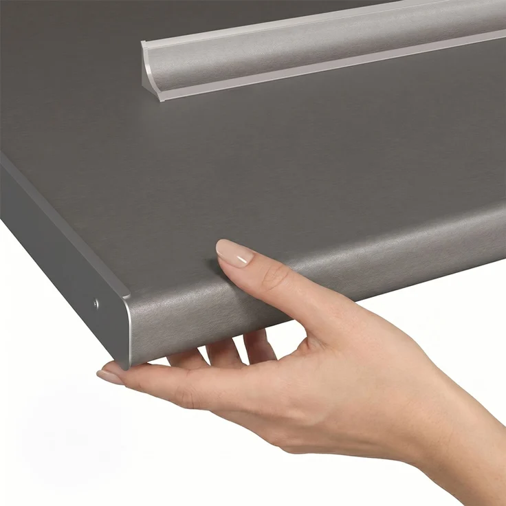 Küchenarbeitsplatte R-Line Platin 160 cm Vicco – Bild 5