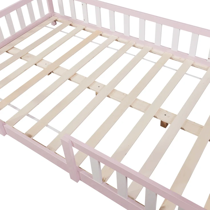 Hausbett Sisimiut 140x200 cm Rosa / Weiß [en. casa] – Bild 6