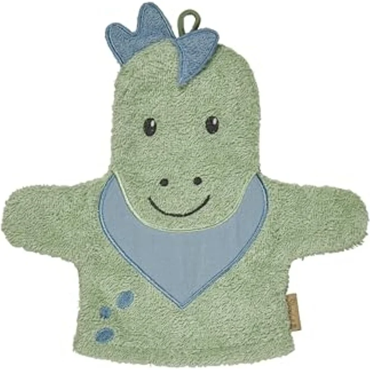 Sterntaler Waschlappen – Rexi Dino – Grün Grün – Bild 1