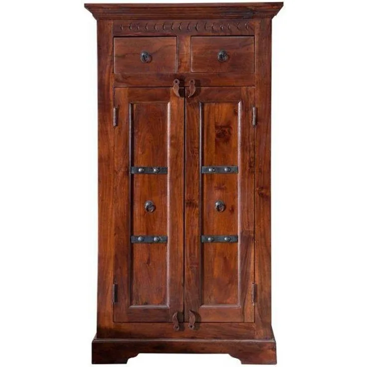 Schrank Akazie 72x38x132 nougat lackiert OXFORD #525