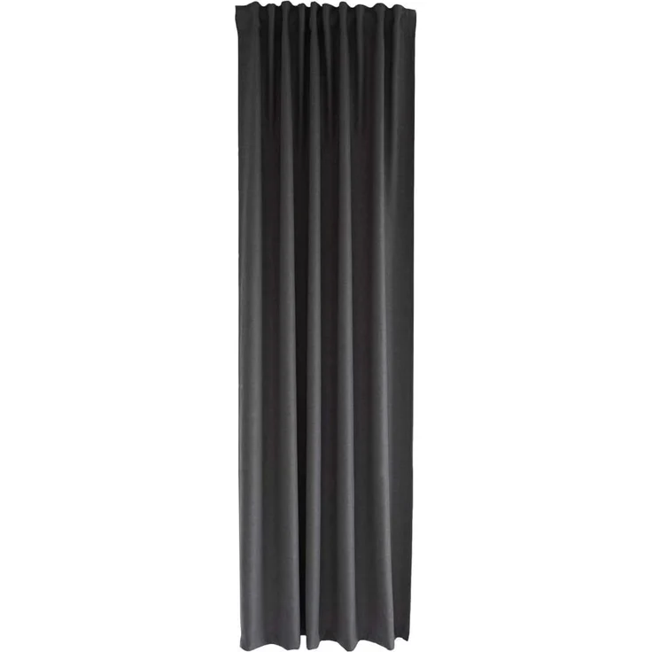Homing Schlaufenschal 140x245 Vorhang Wohnzimmer Schlafzimmer blickdicht graphit – Bild 1