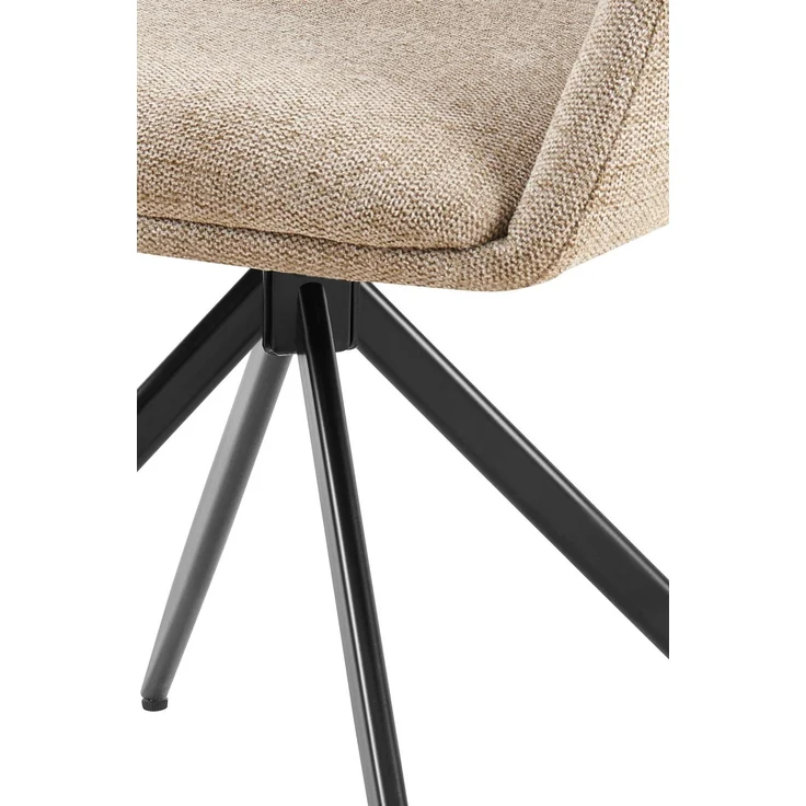 CLP Esszimmerstuhl Olema Stoff,taupe – Bild 5