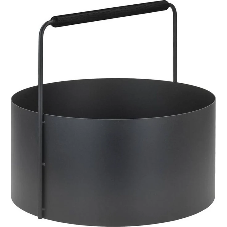 blomus 'ASHI' Feuerholzkorb, Stahl schwarz, 45 x 22.3 x 45 cm – Bild 1