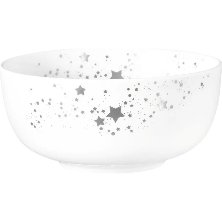 Seltmann Weiden Müslischale Liberty - Silver Stars, Porzellan, (1-tlg), Schale 15 cm