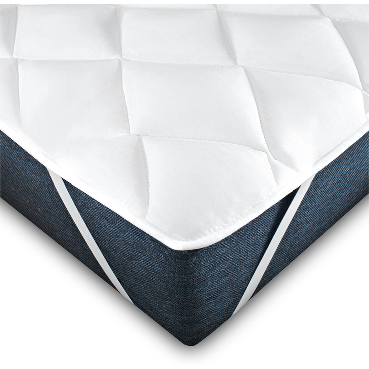 Mister Sandman Topper Matratzenauflage 120×200 cm – Mikrofaser & Hohlfaser, flauschig & waschbar, Weiß