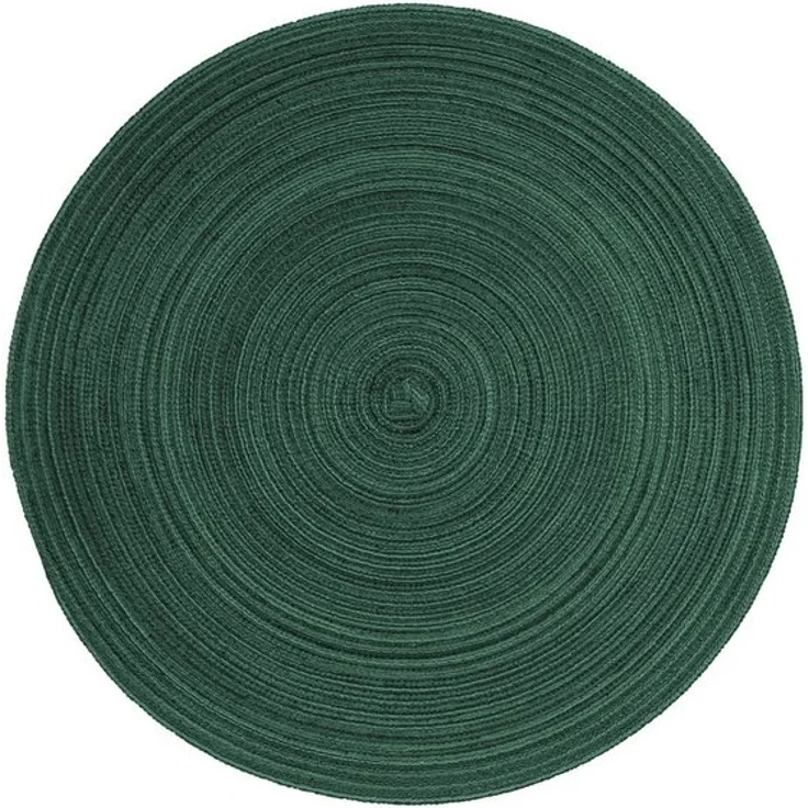 PICHLER Platzset Tischset rund 12er Set Samba Kreis 038 forest, (Spar-Set, 12-St, 12 Platzdecken), Platzset Tischset Esszimmer Küche – Bild 1