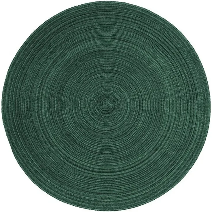 PICHLER Platzset Tischset rund 12er Set Samba Kreis 038 forest, (Spar-Set, 12-St, 12 Platzdecken), Platzset Tischset Esszimmer Küche