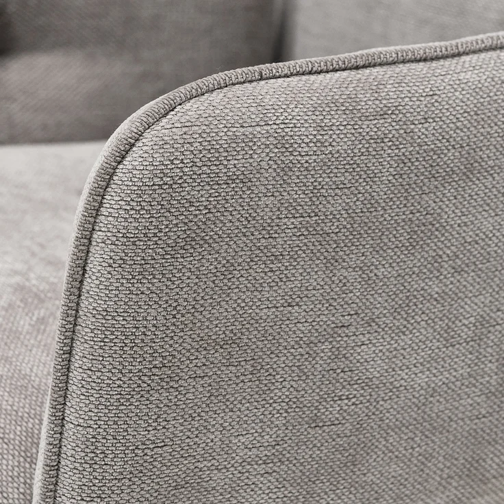 Esszimmerstühle Drehbar Set 4 Stühle für den Esstisch Drehstuhl mit Armlehne Stoff Grau Polsterstühle Sessel Modern – Bild 10