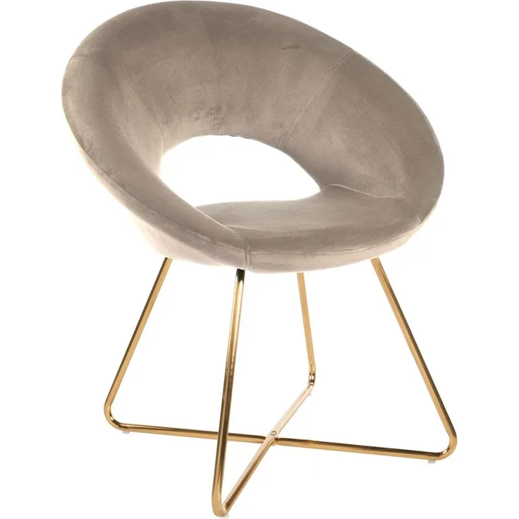 Montemaggi Sessel, Leder, Beige, 71 x 59 x 84 cm MEP39T