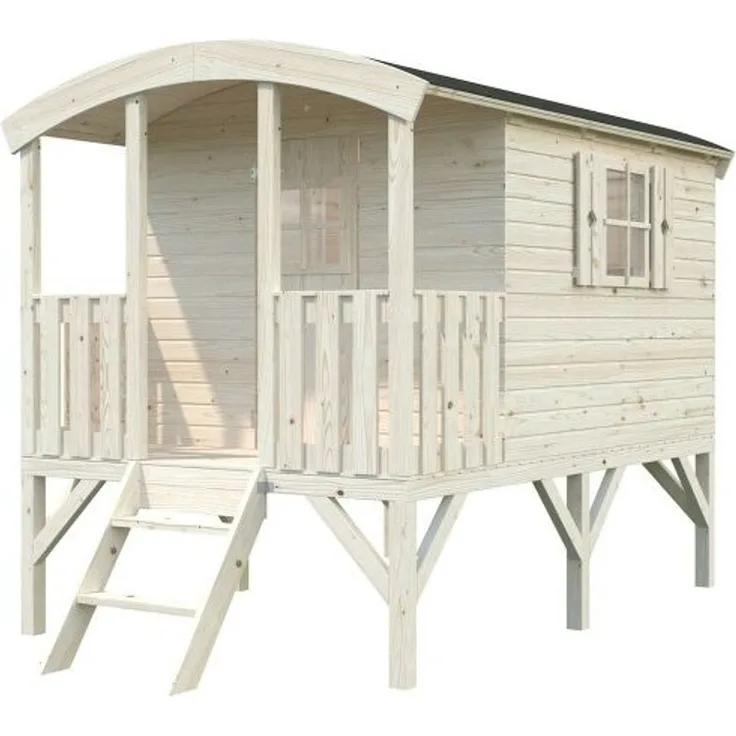 Palmako Stelzen Spielhaus Huck, 3,3 m2, unbehandelt