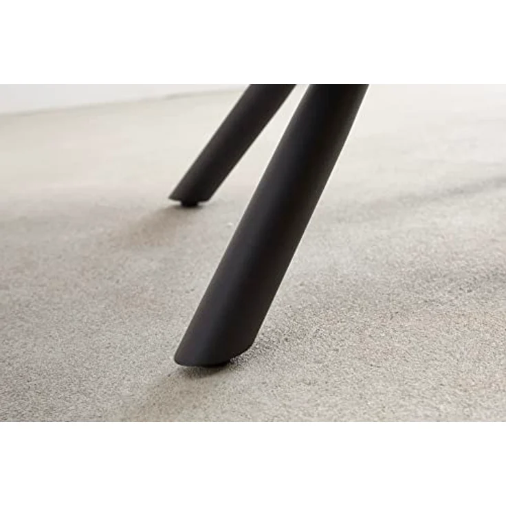 riess-ambiente Polsterstuhl BIG GEORGE grau / schwarz (Einzelartikel, 1 St), Esszimmer · 360° drehbar · mit Armlehne · Retro – Bild 9
