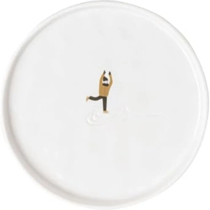 Räder Schneetag Teller Eislaufen D. 15cm H. 1,2cm