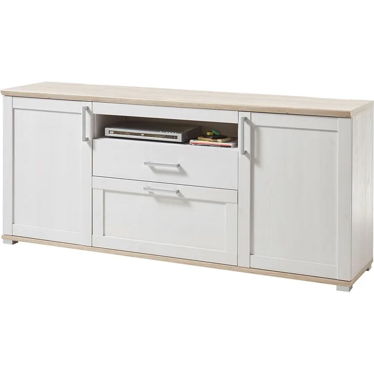 TV-Sideboard Romy / Romance, Holzwerkstoff, Holzfarben, 190 x 80 x 44 cm