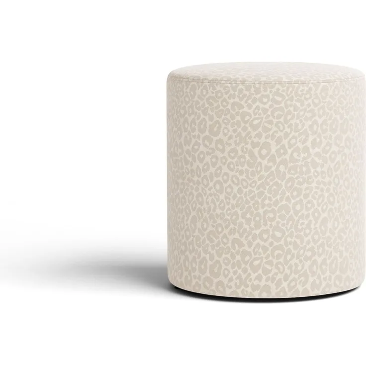 Micadoni Pouf Dia 40cm Chenille Wild Beige