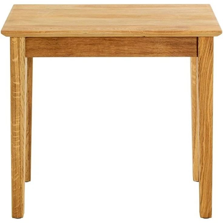 Haku Beistelltisch Eiche Royal Oak, Massivholz geölt mit Schweizer Kante, rechteckig, 56x30x52 cm – Bild 5