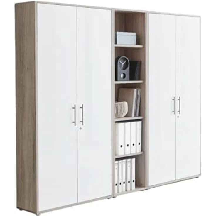 moebel-dich-auf Aktenschrank OFFICE EDITION (Set 10, Büroschrank abschließbar mit Metallgriffen) Made in Germany – Bild 5