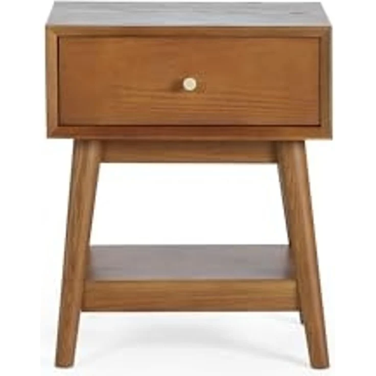 Julian Bowen Lowry Beistelltisch mit 1 Schublade, Holz, Kirschesche, H 55 x B 45 x T 35 cm – Bild 5