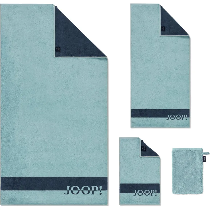JOOP! Handtücher Shades Stripe Aqua 1687 11 16 x 22 cm