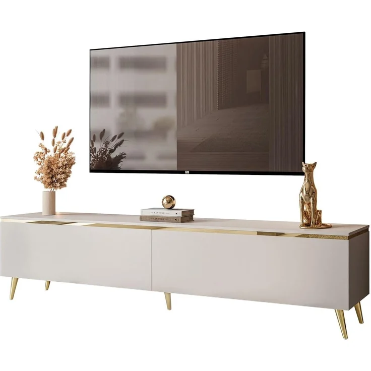 Lookway Lowboard AURORA Kaschmir Hängende TV-Schrank oder auf Beinen 180 cm – Bild 1