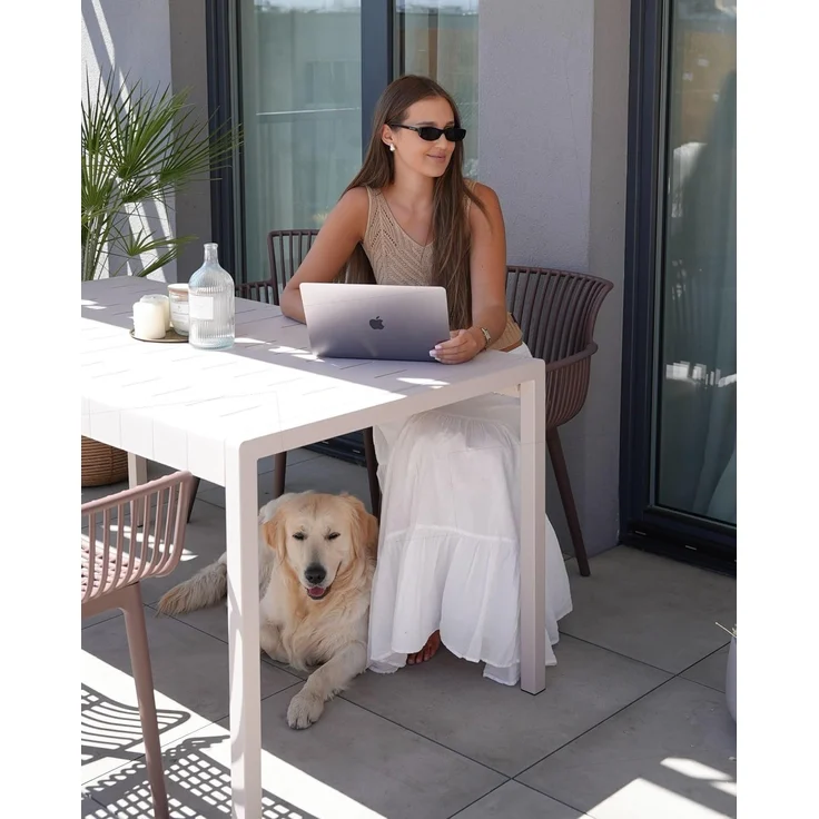 1 BARTICA 154 cm 84 cm Beige – Bild 8